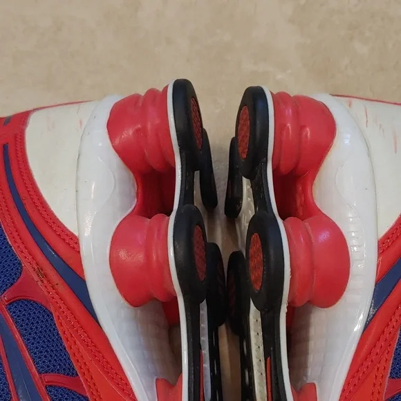 VTG Nike Shox ID Red And Blue Running Sneakers Men's Size 11